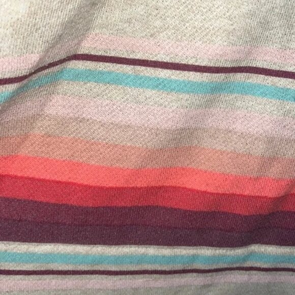 Billabong Striped Open-Front Hooded Cardigan Sweatshirt S/P - Picture 6 of 7